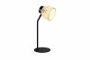 Lampka stołowa nocna pleciona bambusowa kolor naturalny owalna boho rustykalna industrialna minimalistyczna klasyczna LAURENT R56091032 Rl 